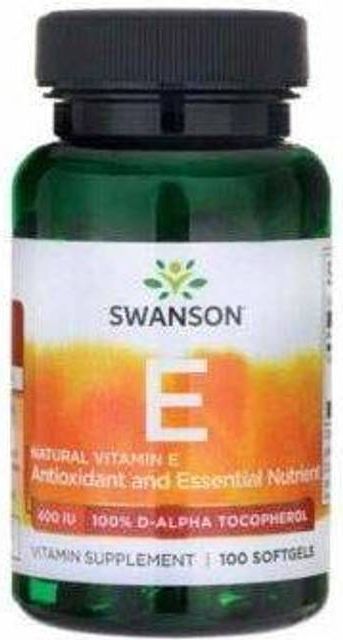Swanson Vitamin E 400 IU Natural 100 Softgels