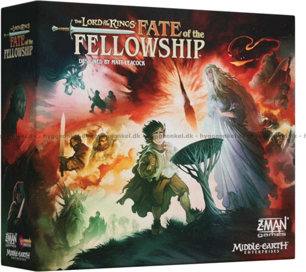 Z-Man Games The Lord of the Rings Fate of the Fellowship Brettspill