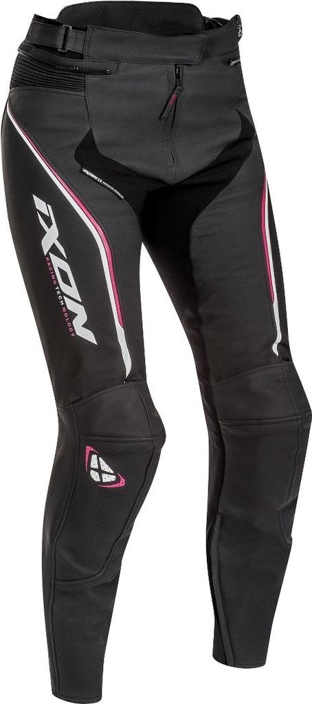 Ixon Trinity MC-Bukser Dame - Sort/Hvid/Fuchsia Dame
