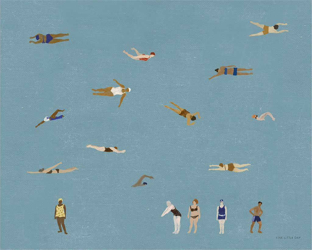 Fine Little Day Swimmers Poster