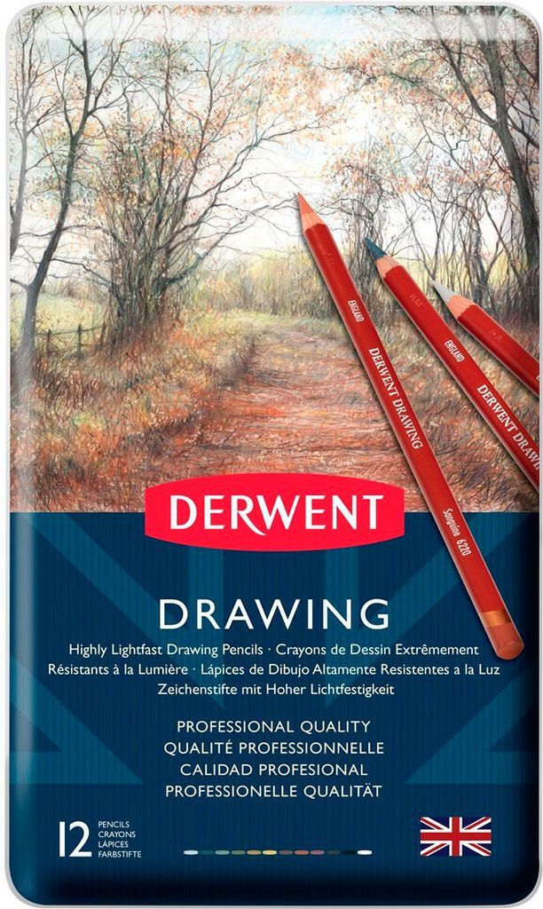 Derwent Drawing Pencils 12