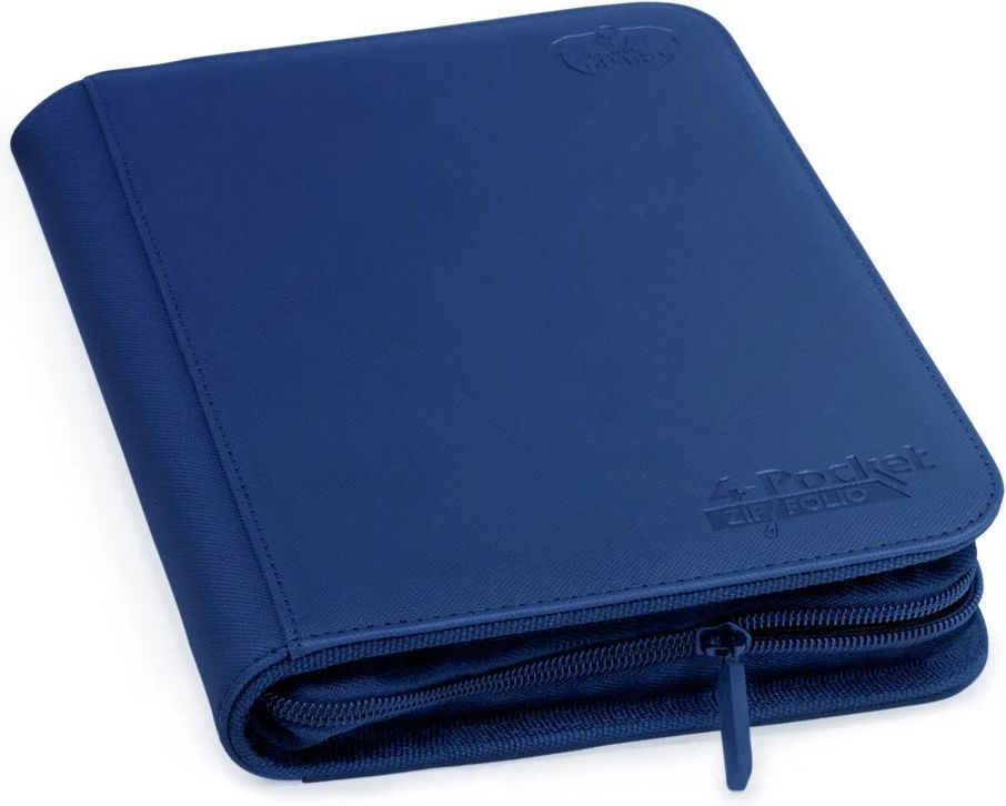 Ultimate Guard Zipfolio 160 8-Pocket XenoSkin Blue