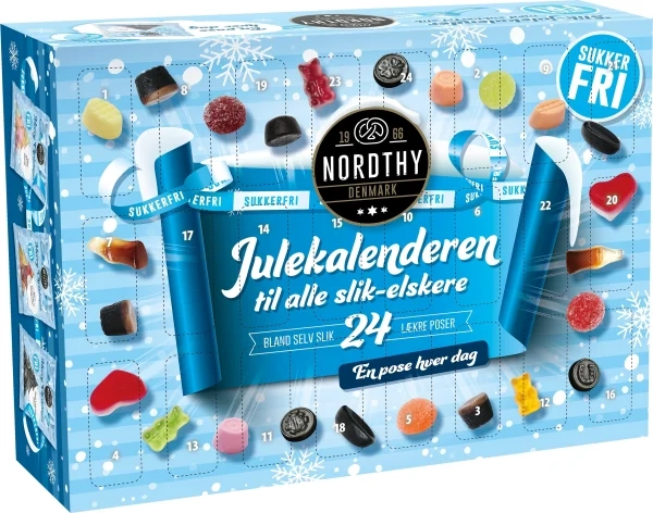 Nordthy Sugar Free Candy Christmas Advent Calendar