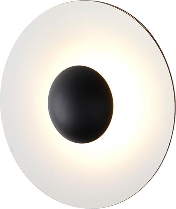 Ginger Ø60 væglampe/loftlampe, eg/hvid