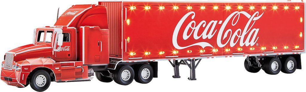 Revell 3D Puslespil Coca-Cola Truck LED - 58,6x8,3x14,1 cm - 12+ år