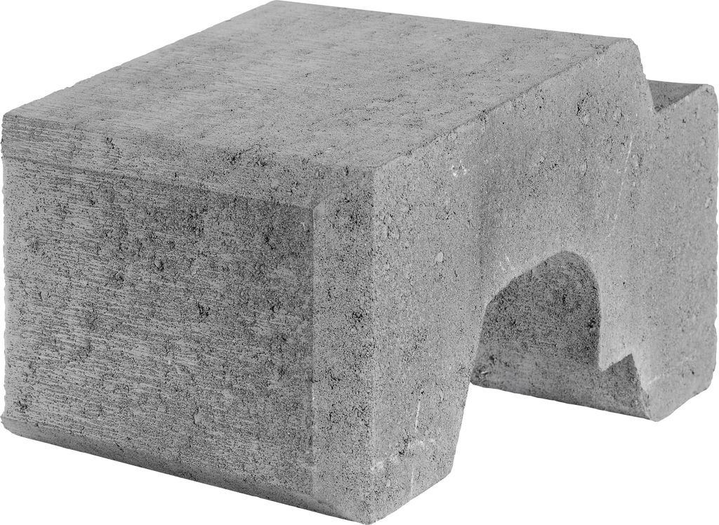 IBF Danblokke Normal Grå - 17x25x33cm