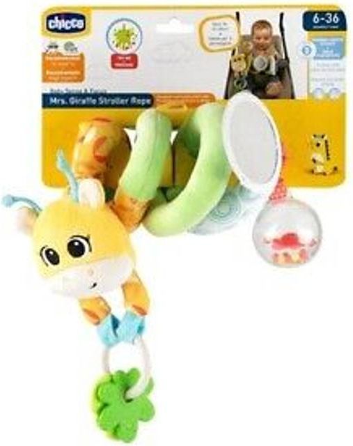 Chicco Mrs. Giraffe, buntes Seil