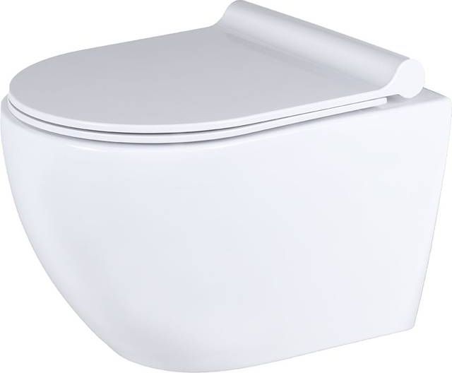 Hill Ceramic Vägghängd Toalett Fjord Vit Blank
