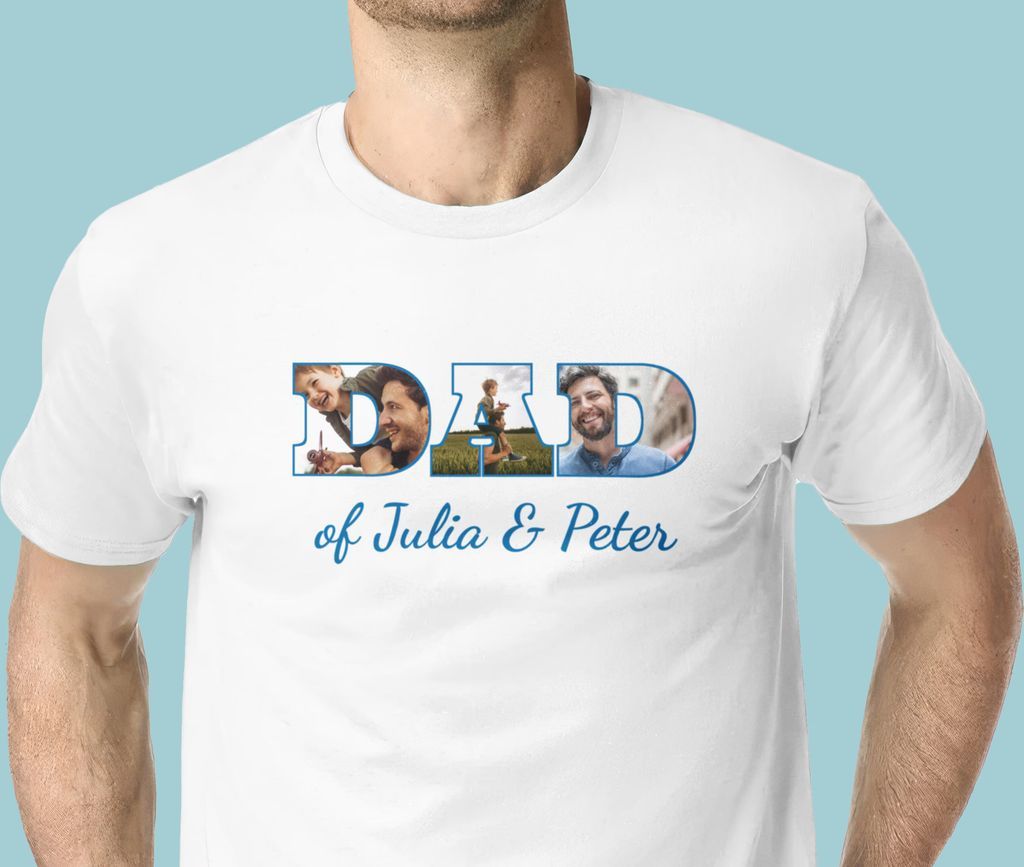 Coolstuff T-shirt med Foto & Tekst - Dad