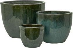 Lauvring krukke Hanoi grøn 22x19,5 cm