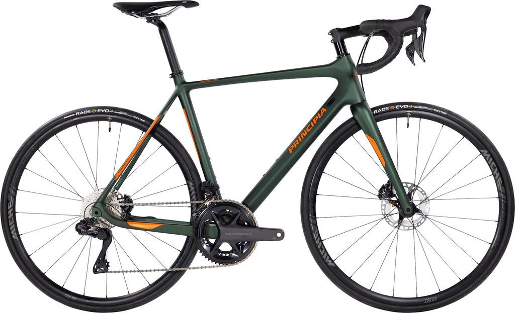 Principia Road Carbon - Mat Grøn-57cm