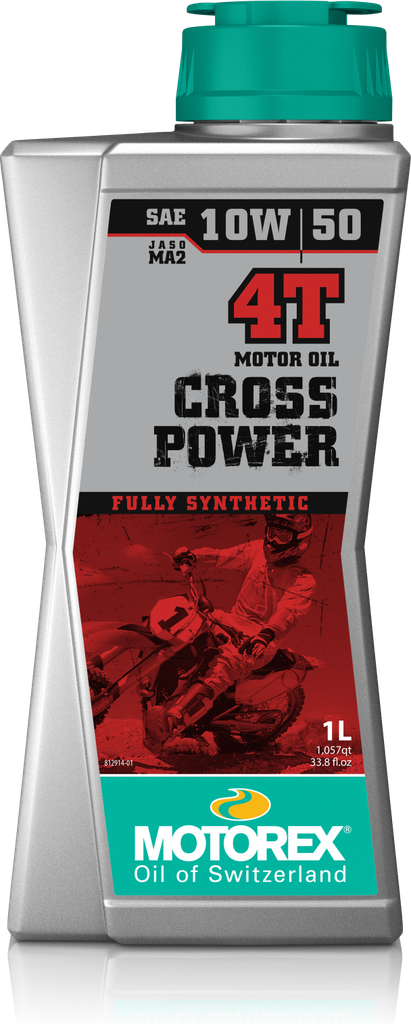Motorex Cross Power 4T - Fully Synthetic 10W50 - 1. Ltr. - West Side Racing