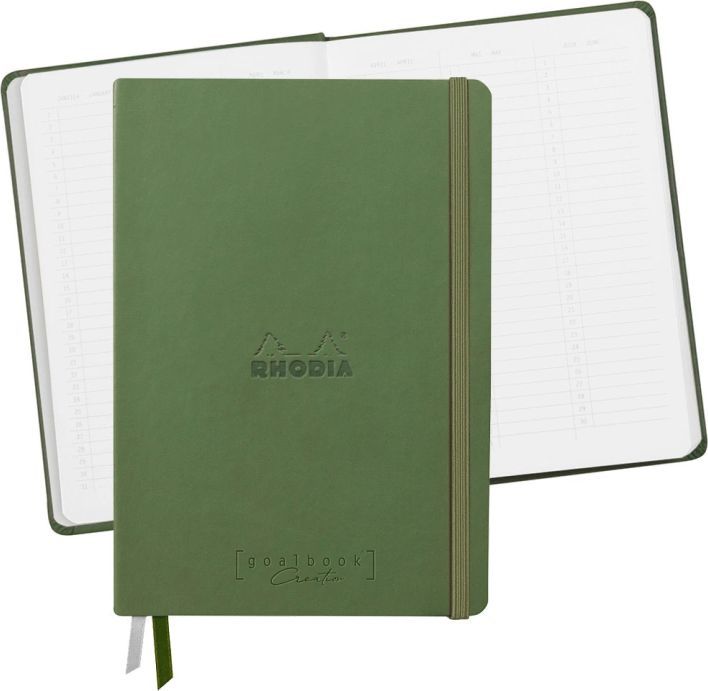 GoalBook Creation A5 Sage (Vitt papper)