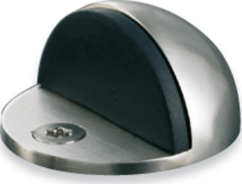 randi 7607 line18 skildpadde dørstop, ø45 x 25 mm, børstet rustfrit stål