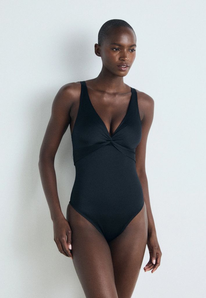 canberra light padded swimsuit - badedragt - black