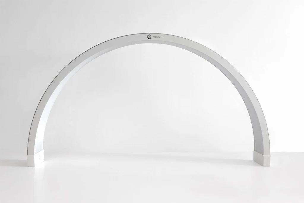 Bord LED Lampe - Moon Glow Hvid med Glimmer - 40W