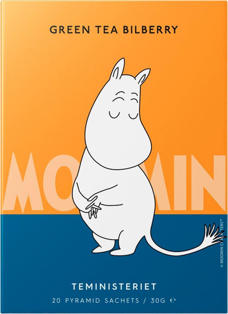 moomin green tea bilberry pyramid