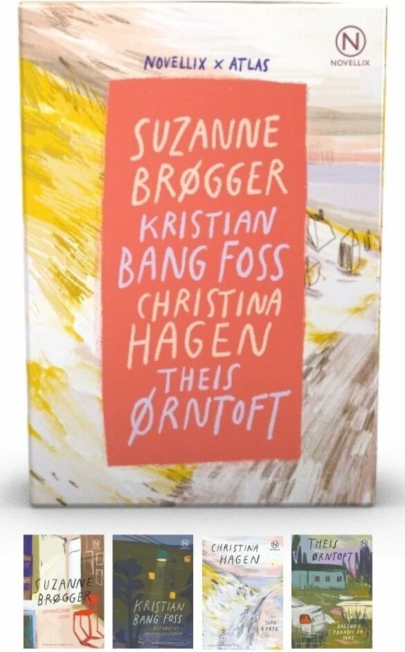 Gaveæske med fire essays af Brøgger, Bang Foss, Hagen & Ørntoft (Hæftet, 2021)