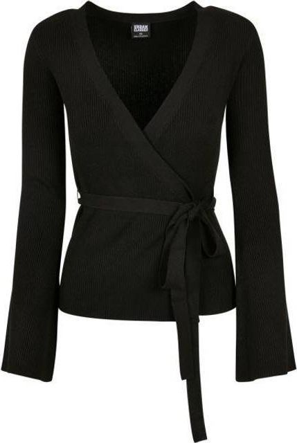 Urban Classics Ladies Rib Knit Wrapped Cardigan