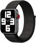 Lippa Apple Watch nylonrem 42/44/45/49, Sort