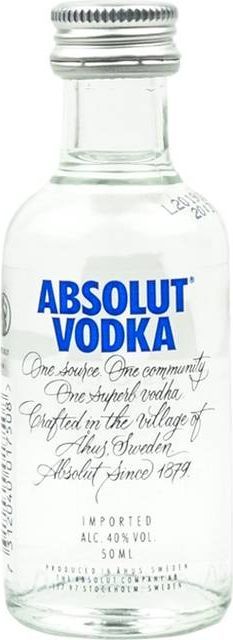 Absolut Blue Vodka 40% 5 cl