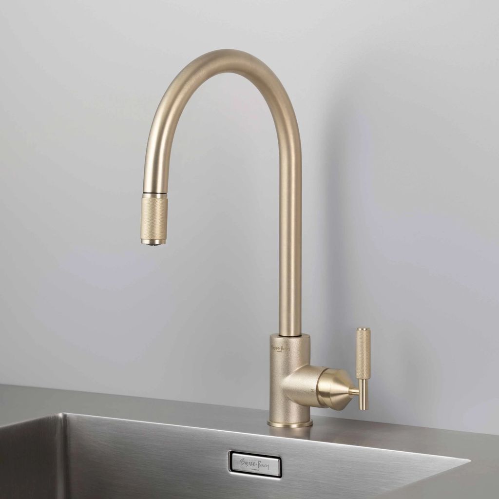 køkkenarmatur med udtræk mixer tap linear