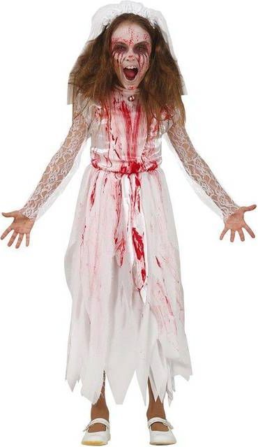Fiestas Guirca Bloody Bride Kids Costume
