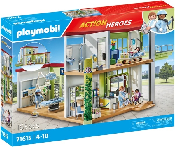 playmobil 71615 moderne hospital