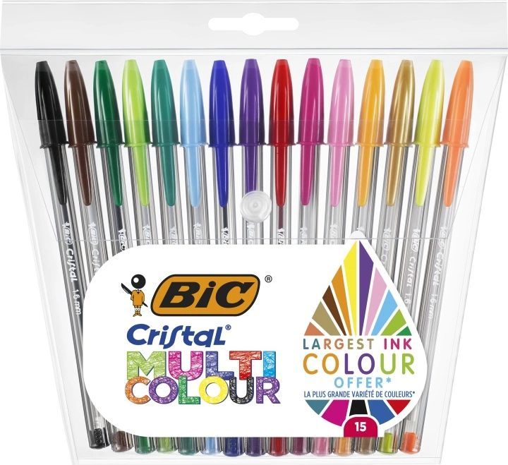 BIC - Cristal Ballpoint Pens 15 pcs.