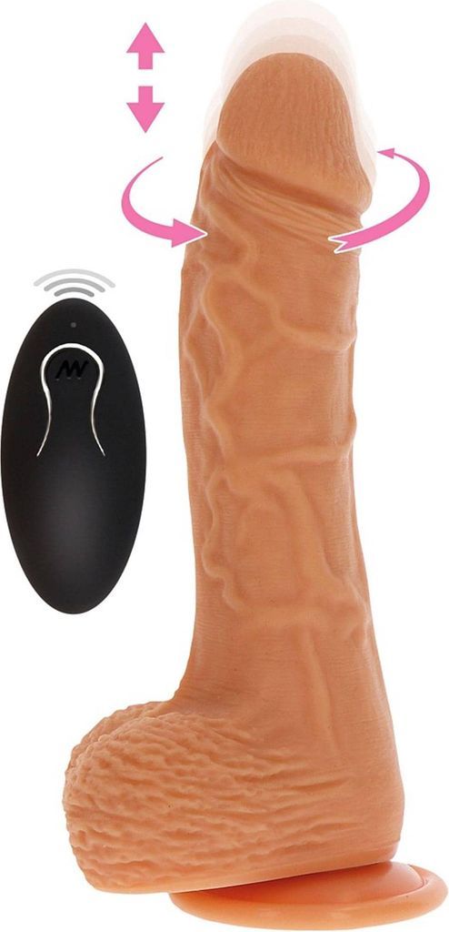 Toy Joy Up&Down Rotating Vibrating Dildo