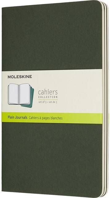 Moleskine Cahier Journals Plain Large 3-pack