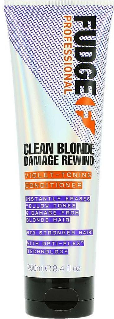 Fudge Clean Blonde Damage Rewind Violet Toning Conditioner 250ml