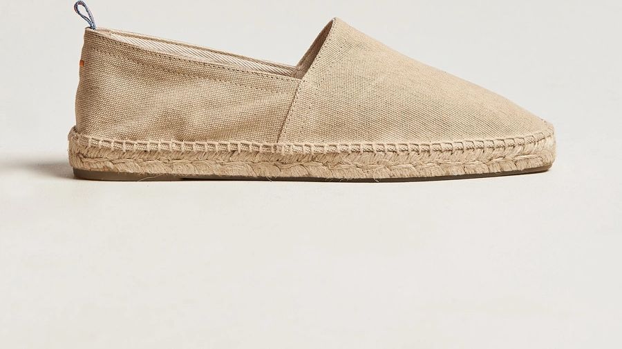 Castañer Pablo Washed Canvas Espadrilles Sand