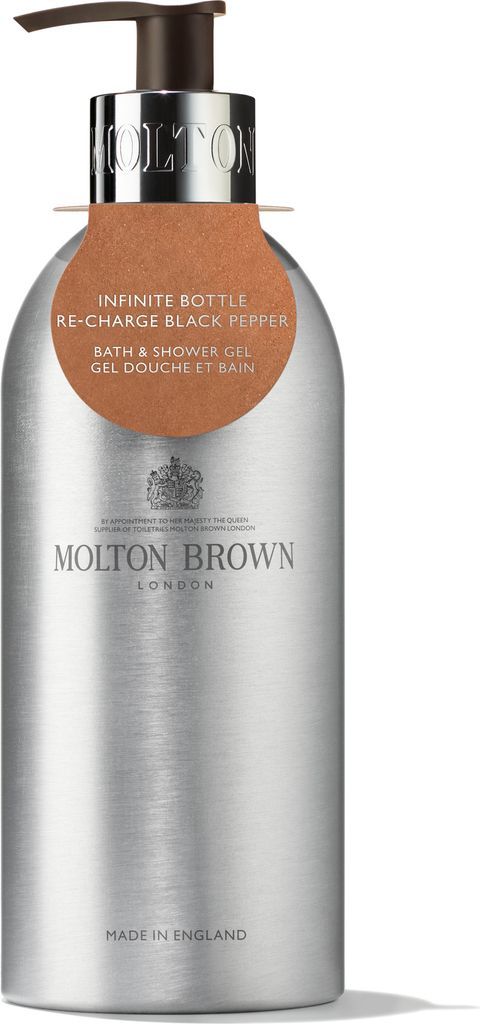 infinite bottle re-charge black pepper bath & shower gel
