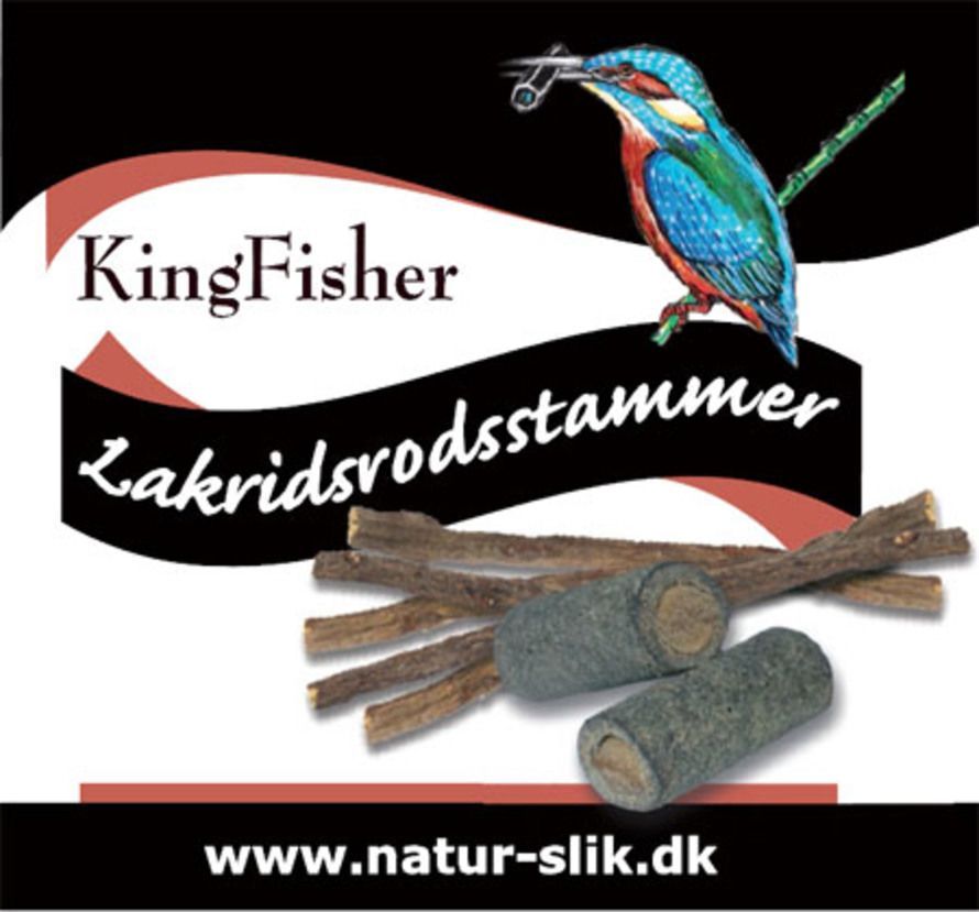 Lakridsrodsstammer - 70 gram - Kingfisher