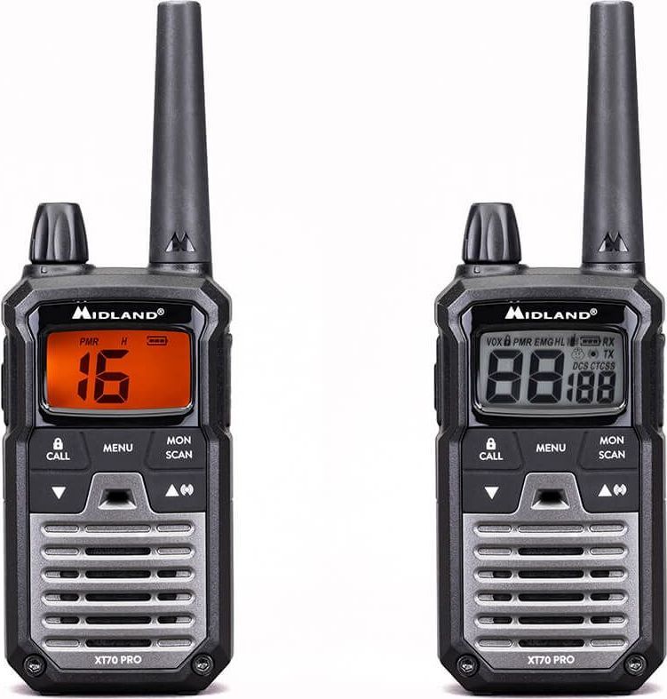 MIDLAND Walkie Talkie XT70 Pro Duo Black/Dark Grey