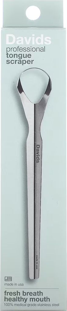 Davids Davids Natural Toothpaste, Professional Tongue Scraper, 1 Scraper