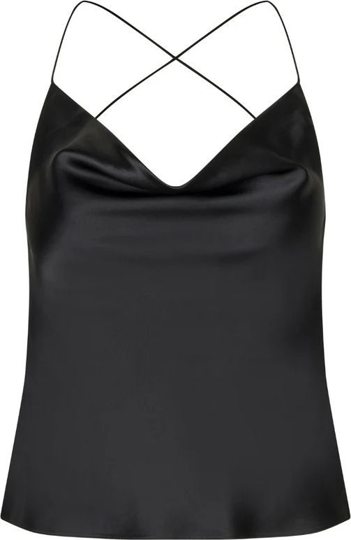 Sort Custommade Yuliana Silke Top