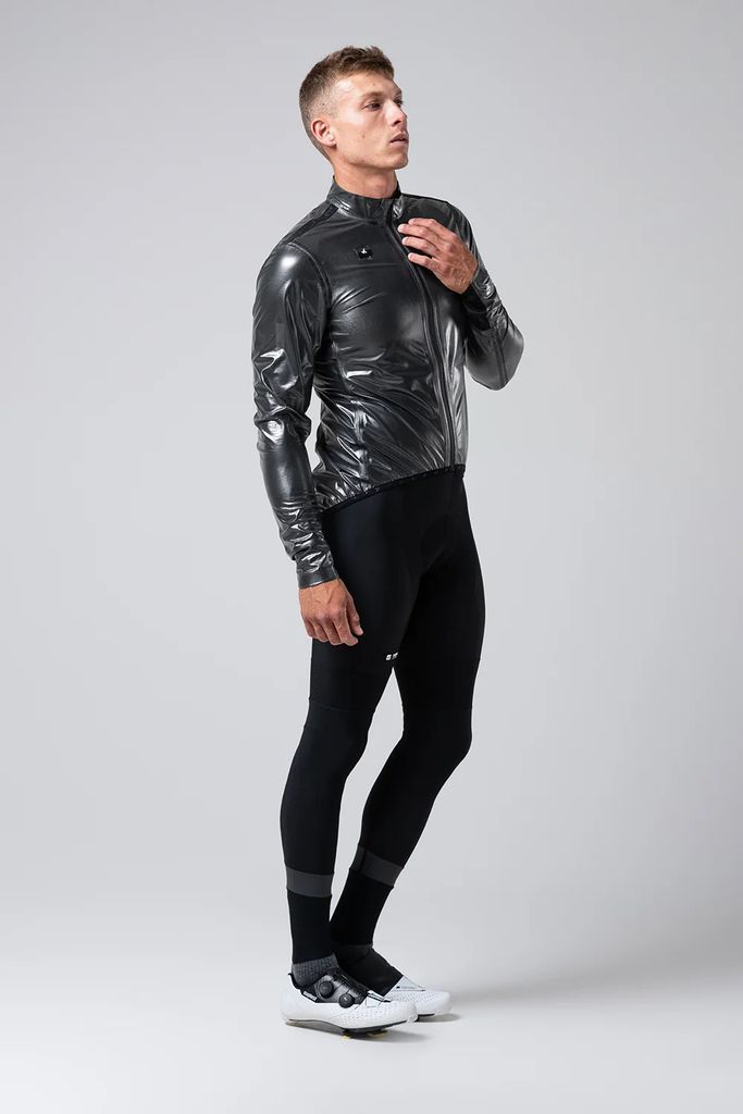 LIGHT WATERPROOF JACKET PLUVIA 2.0 UNISEX TRUE BLACK