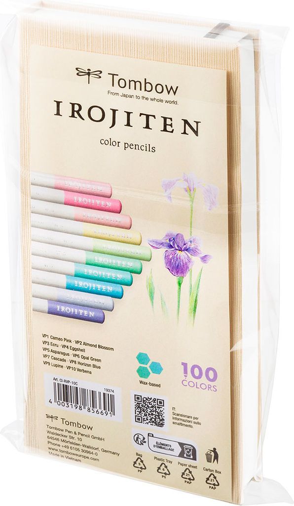 Tombow Farveblyant Irojiten vol 7 Very pale tone 3 ass 10