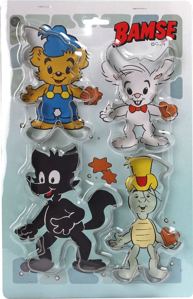 Bamse Bageforme 4 stk