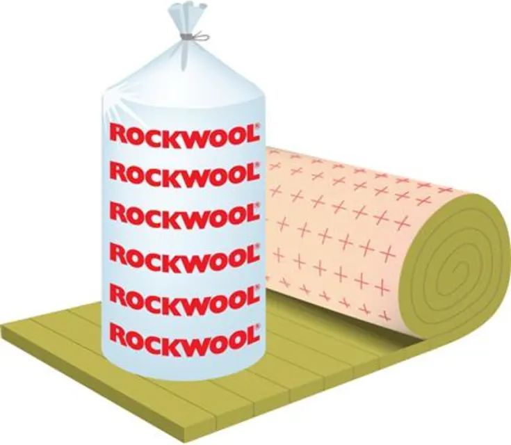 rockwool prolit lamella mat lamelmåtte med alufolie, 50 mm isoleringstykkelse, 5x1 meter