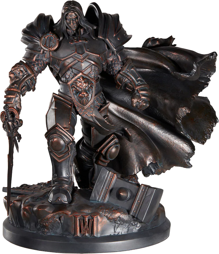 Blizzard World of Warcraft III Prince Arthas Statue