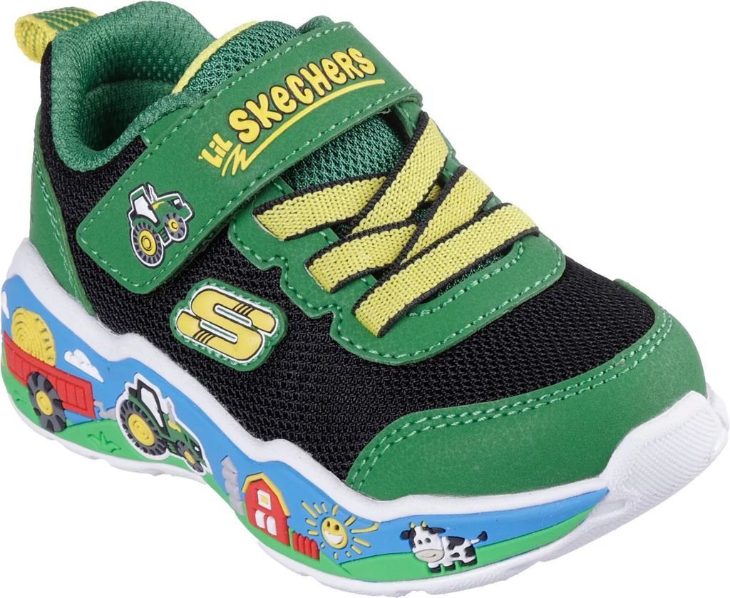 skechers play scene john deere sneakers - green