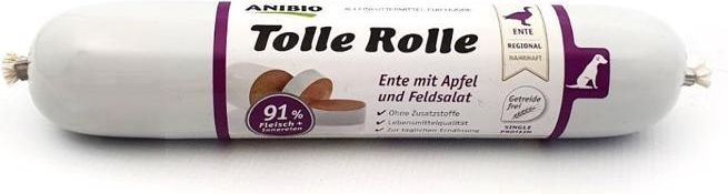 Anibio Tolle Rolle Skære Pølser 91% Kød Med Andekød 400g