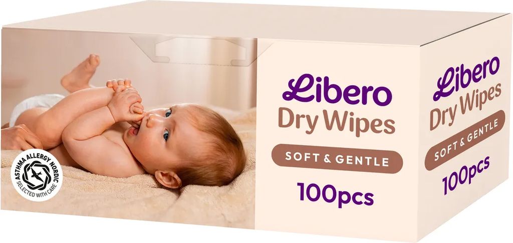 dry wipes - 100 stk.