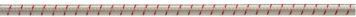 Robline Elastik 10mm Hvid Rød