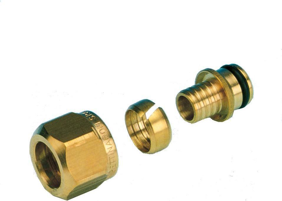 Pettinaroli Forskruning sæt pettinaroli 20x16 mm/3/4 til pex