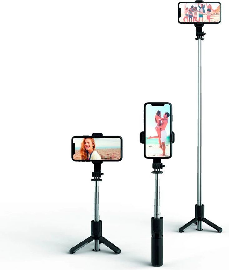 4smarts Roterbar Selfiestang Med Bluetooth Fjernbetjening