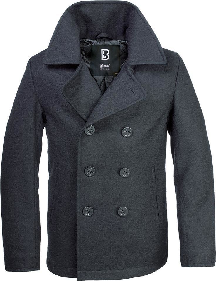 brandit pea coat vinterjakke, l